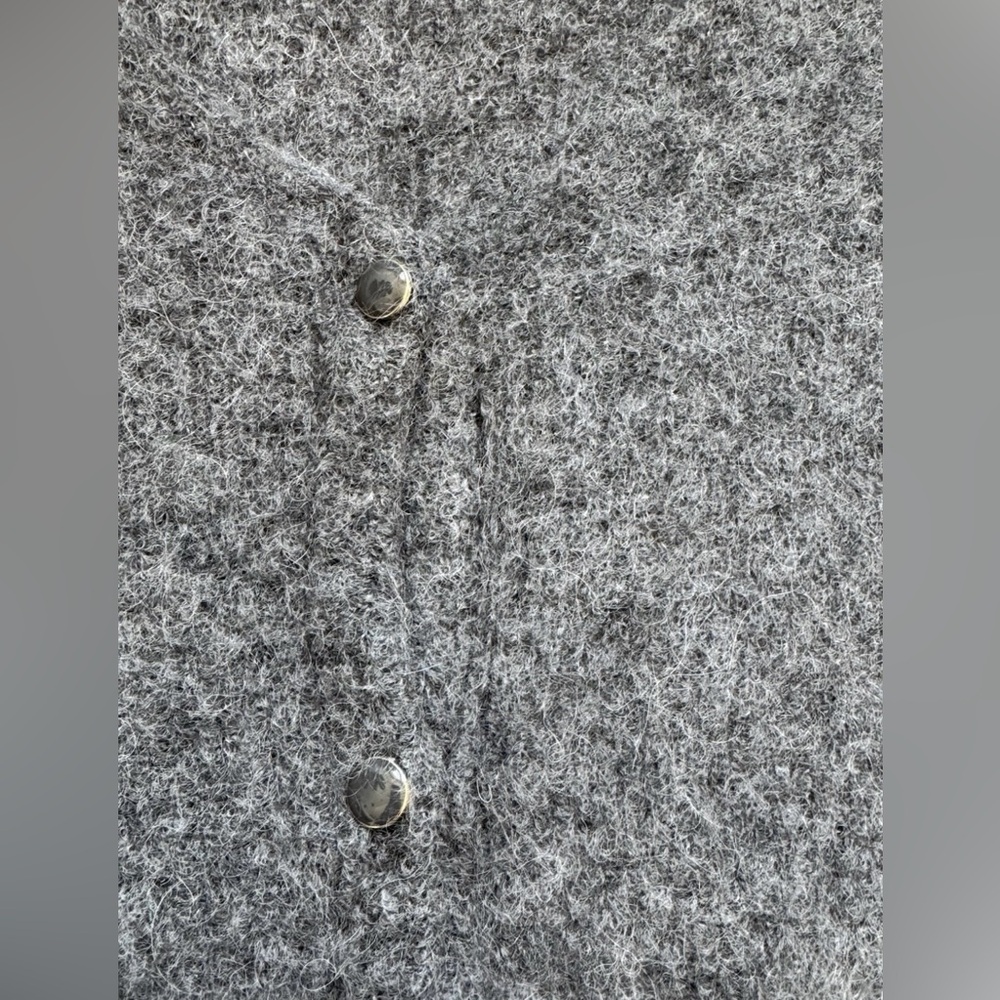 Sezane Barry V-Neck Sweater XS - Charcoal Grey - Picture 4 of 12